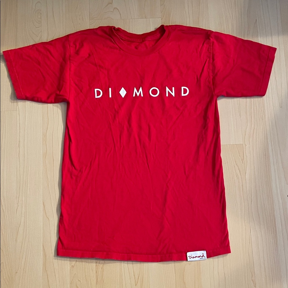 Diamond Supply Co. Bold Red Tee